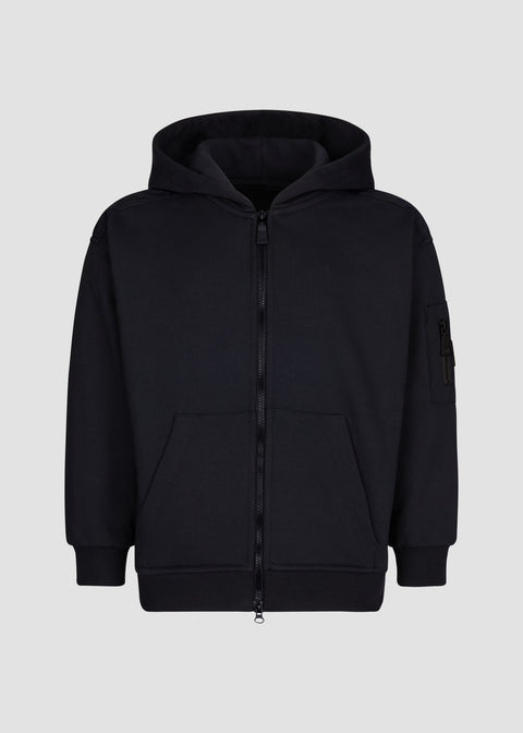 HOODED SWEATSHIRT WITH ZIP