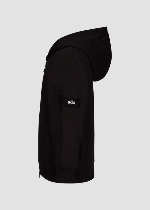 HOODED SWEATSHIRT WITH ZIP