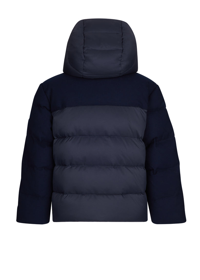 down jacket with detach hood