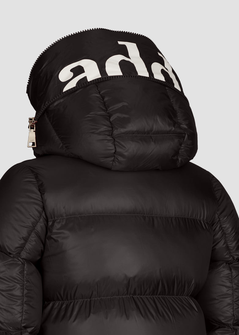 hooded down jacket