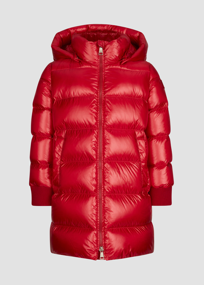 down jacket with detach hood