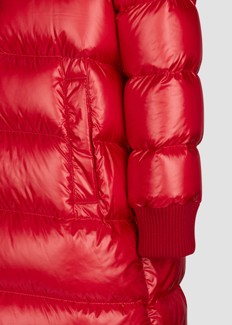 down jacket with detach hood