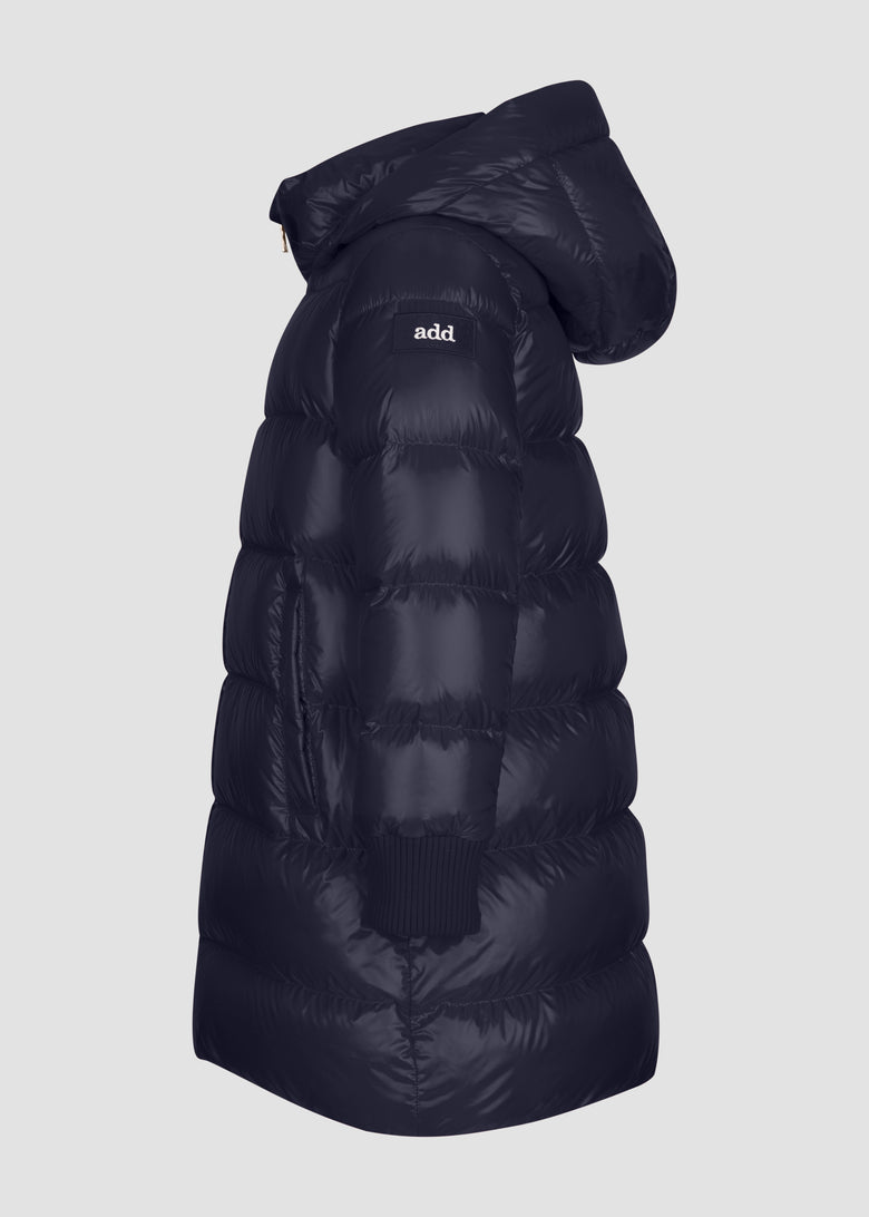 down jacket with detach hood