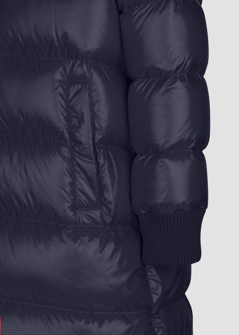 down jacket with detach hood