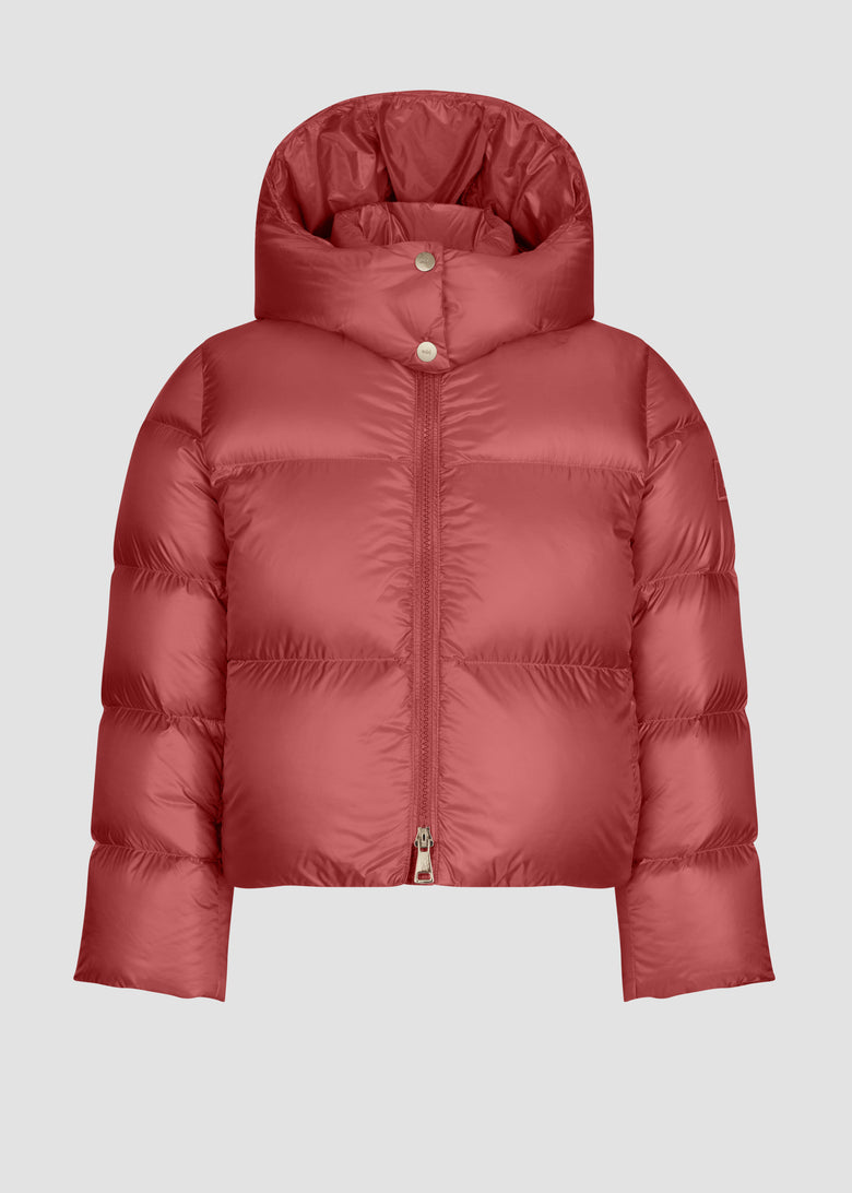 down jacket with detach hood