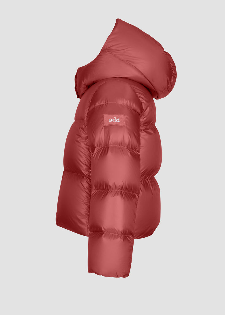 down jacket with detach hood