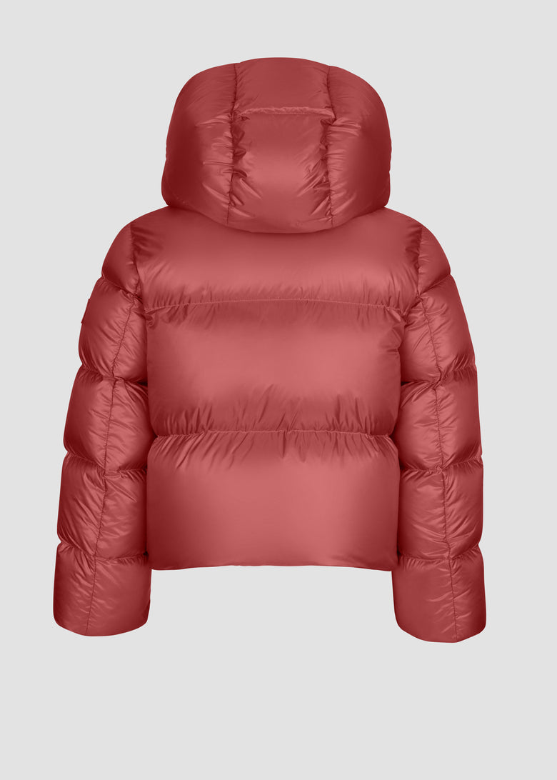 down jacket with detach hood