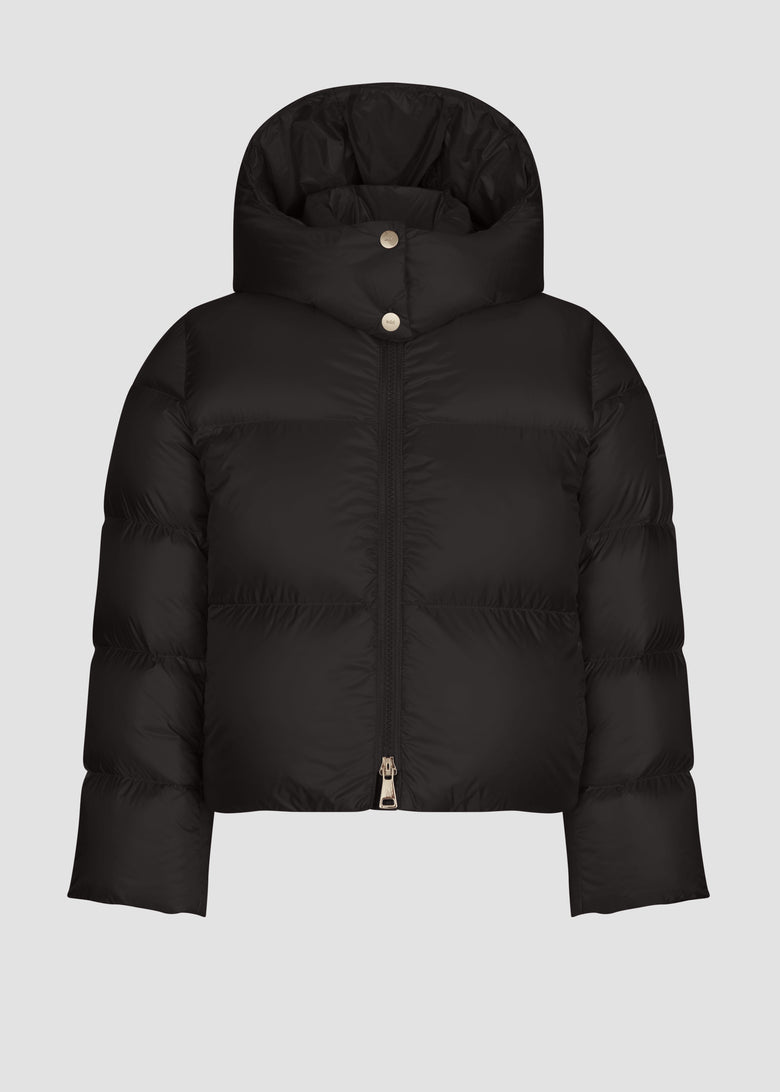 down jacket with detach hood