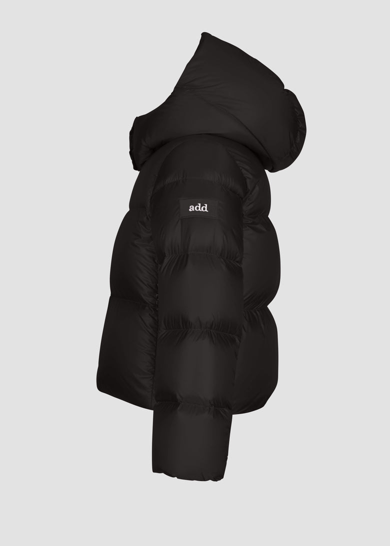 down jacket with detach hood