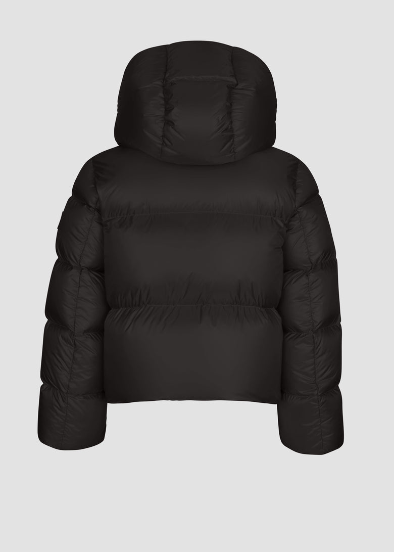 down jacket with detach hood