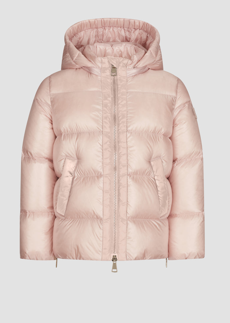 down jacket with detach hood