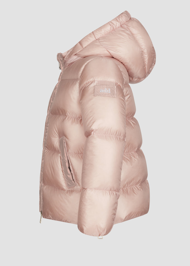 down jacket with detach hood