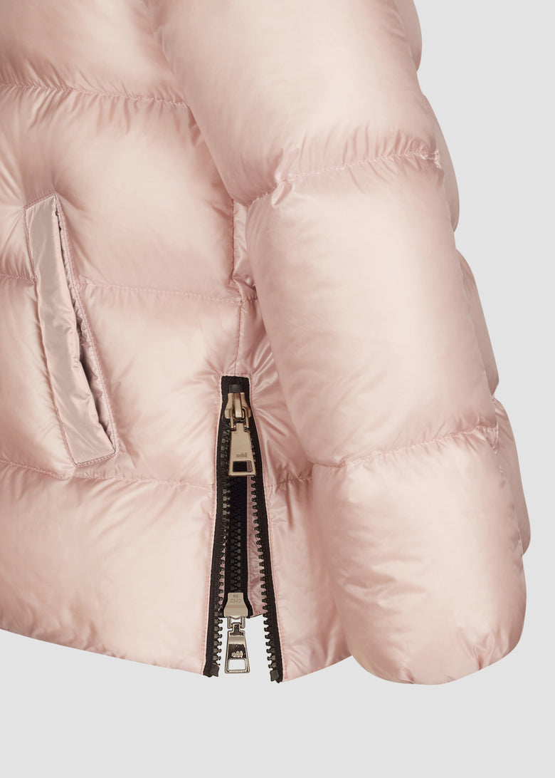 down jacket with detach hood