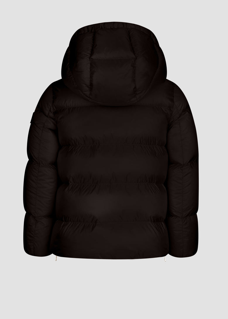 down jacket with detach hood