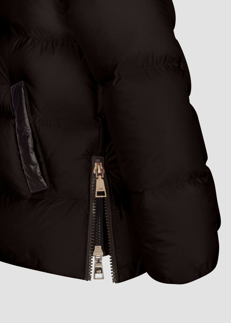 down jacket with detach hood