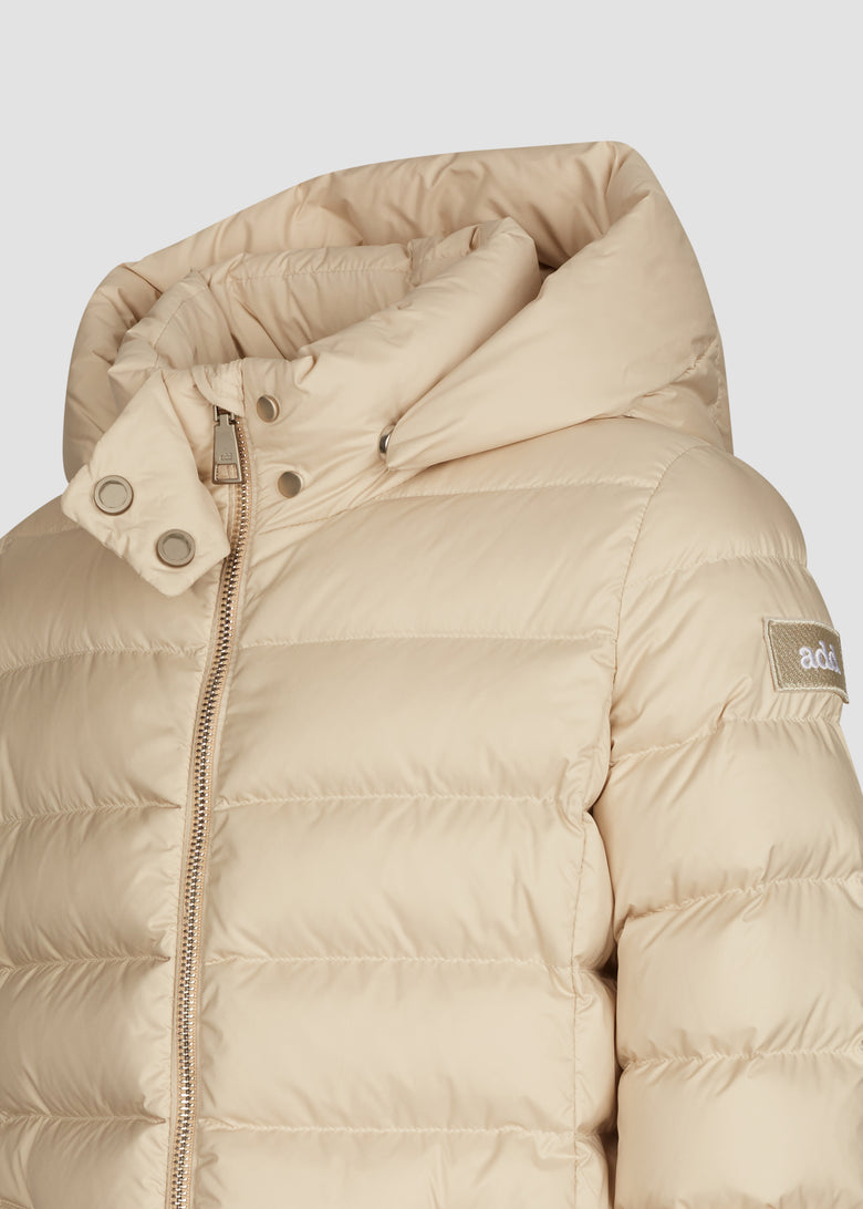 down coat with detach hood