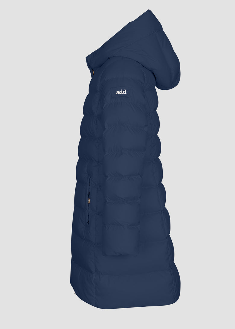 down coat with detach hood