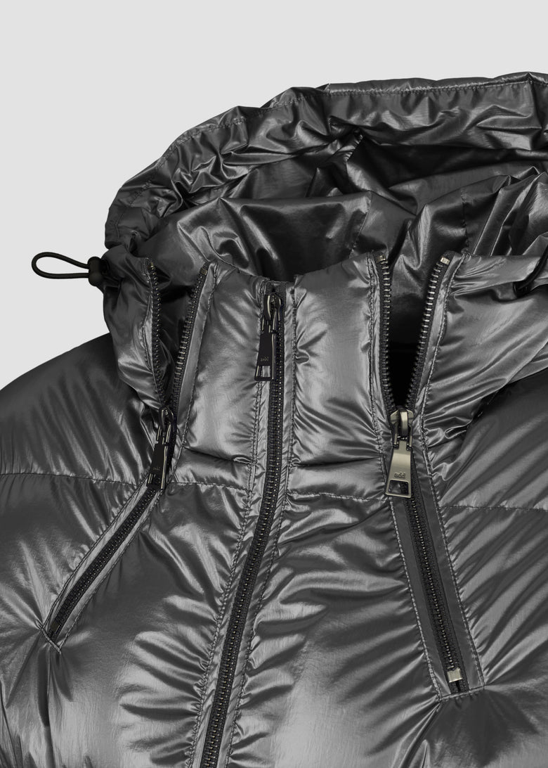 BOMBER IN NYLON ULTRASHINY WET