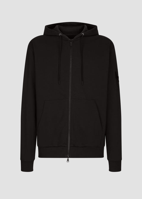 HOODED SWEATSHIRT WITH ZIP