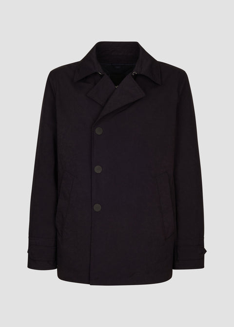 GARMENT DYED PLAIN PEACOAT