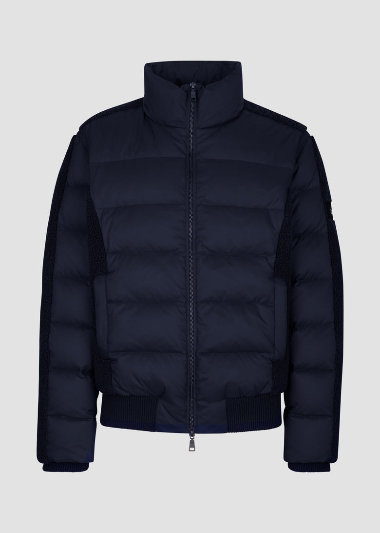 down bomber with fleece