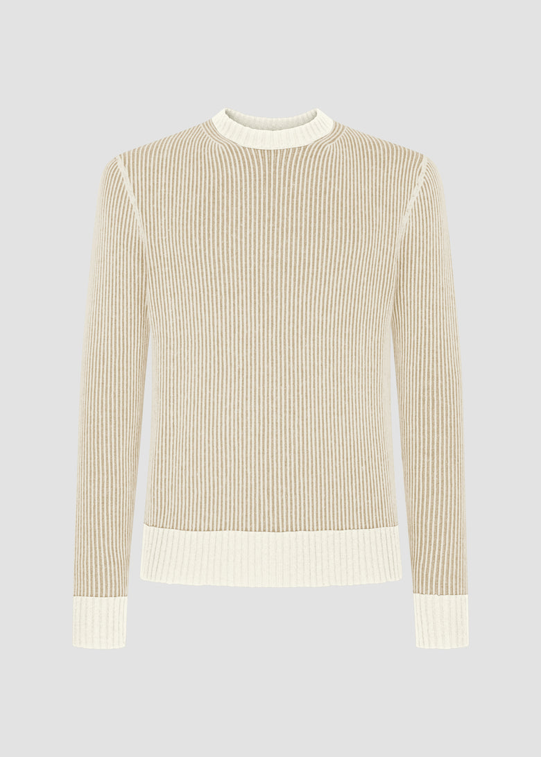 SWEATER IN DOUBLE SIDE RIB