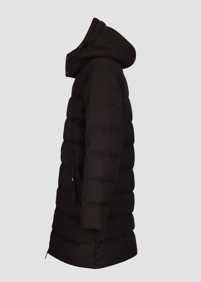 down coat detachablehood