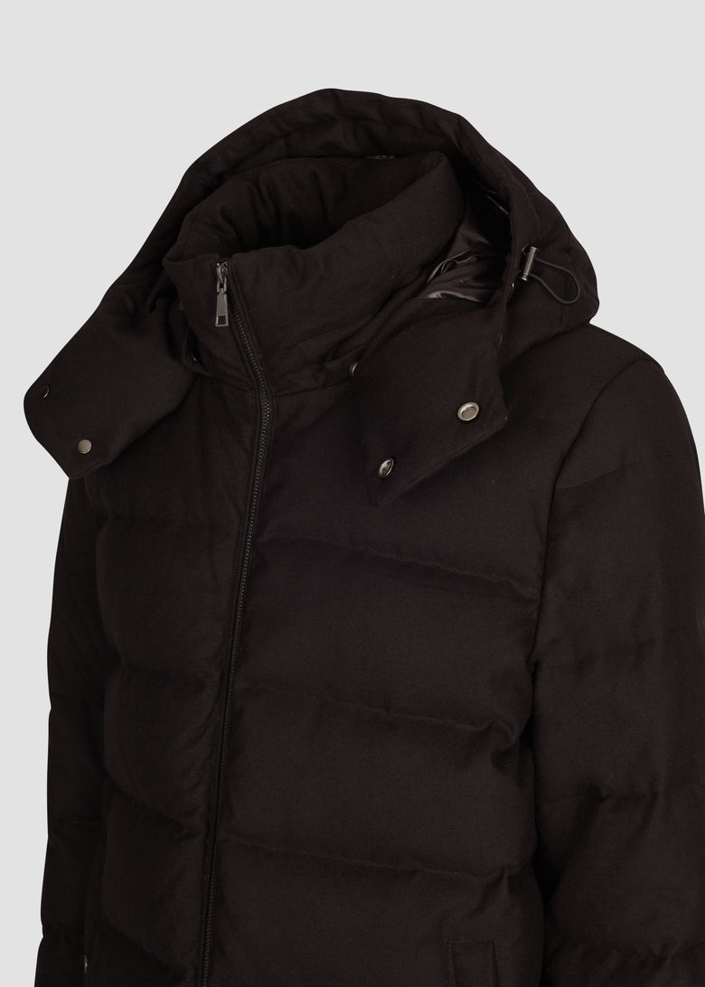 down coat detachablehood