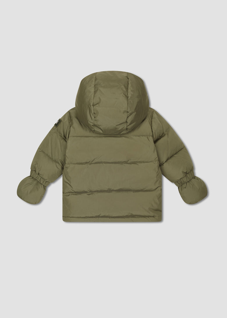 hooded down parka