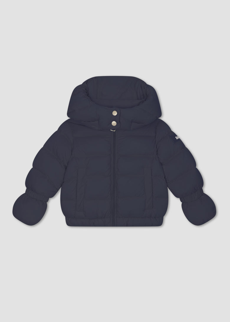 down jacket with detach hood