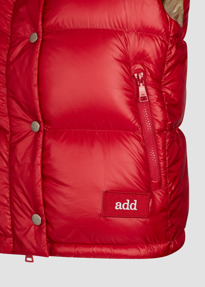 down vest detachable hood