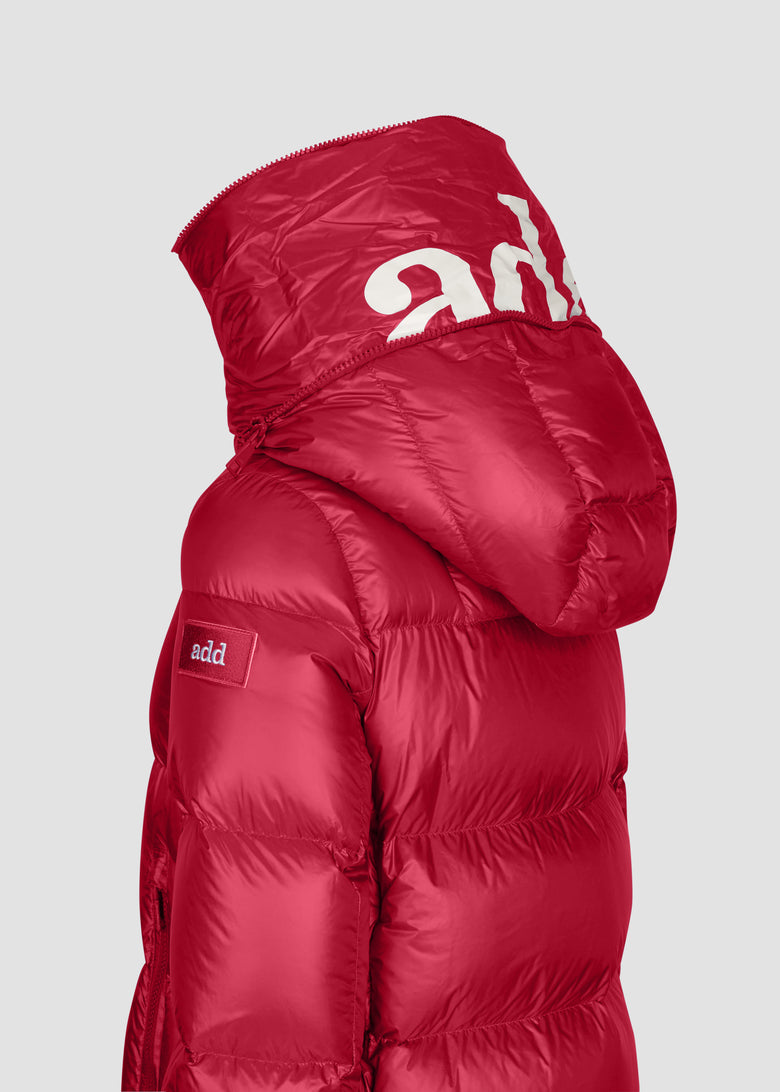 ultralight nylon jacket padded with duck down