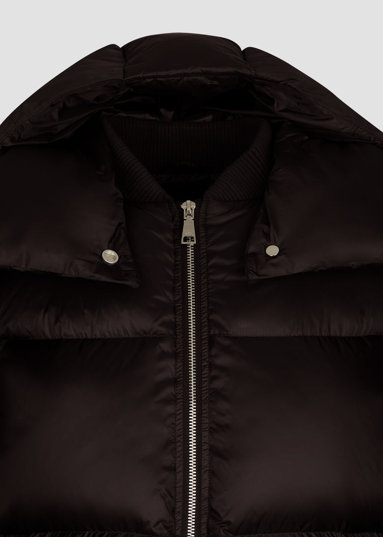 ultralight nylon jacket with detachabale hood