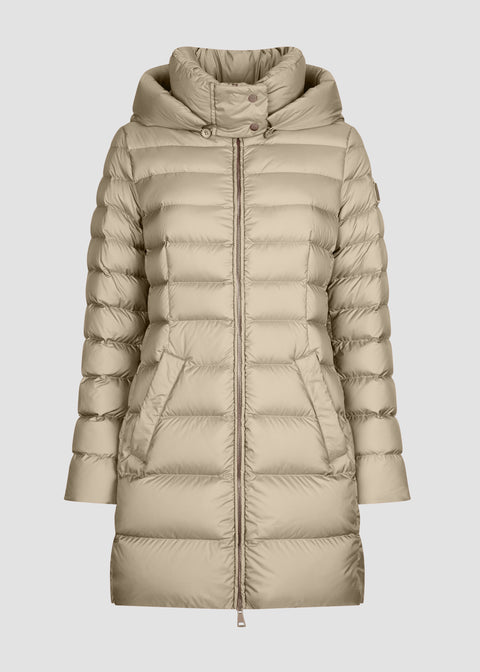 Natural fiber jacket with hood