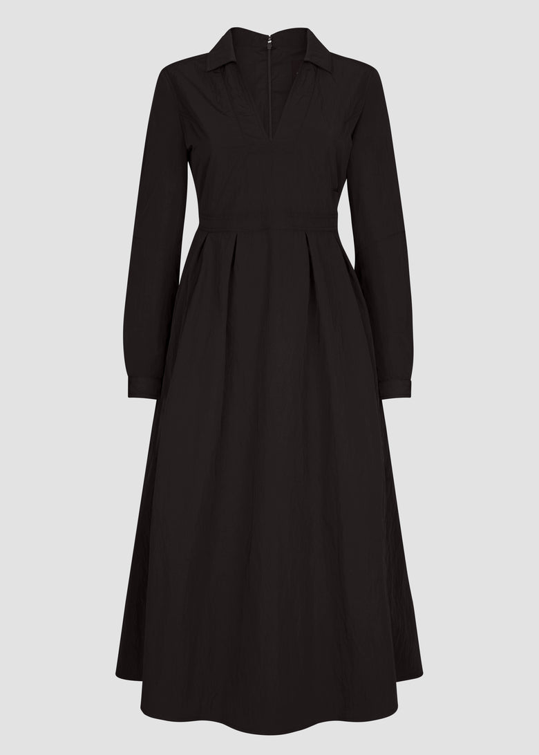 long sleeve polo dress