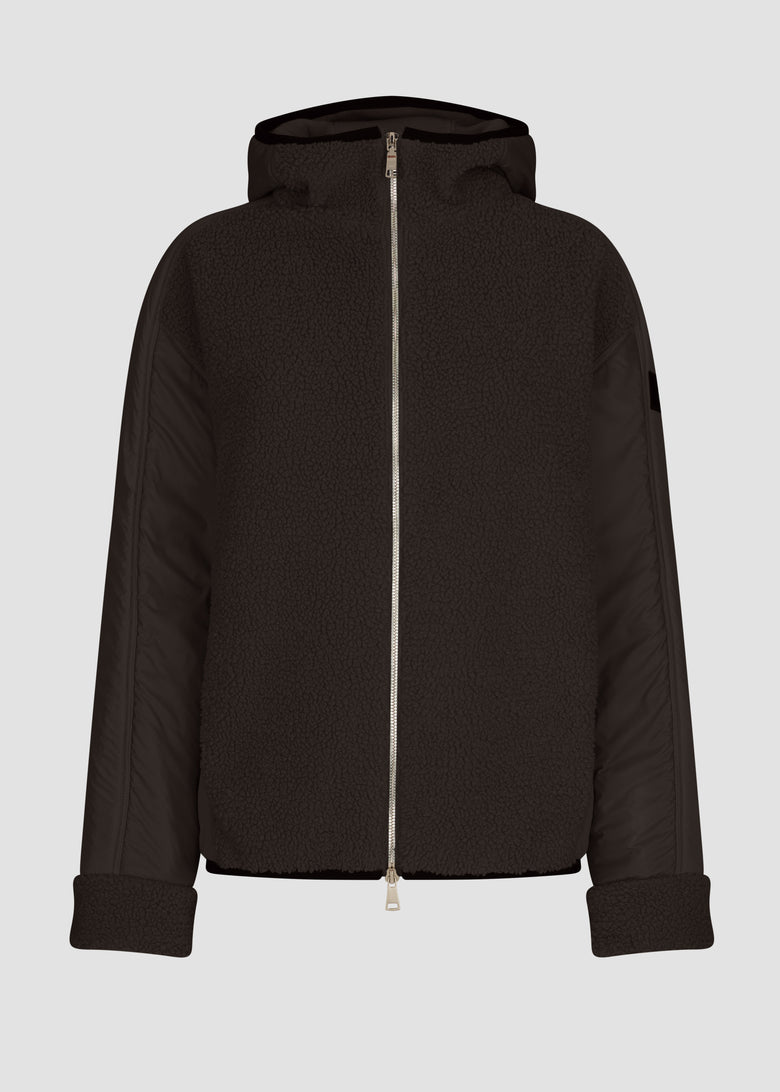 short fleece jacket