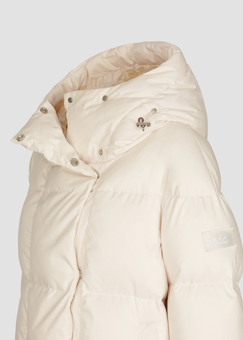 hooded down jacket