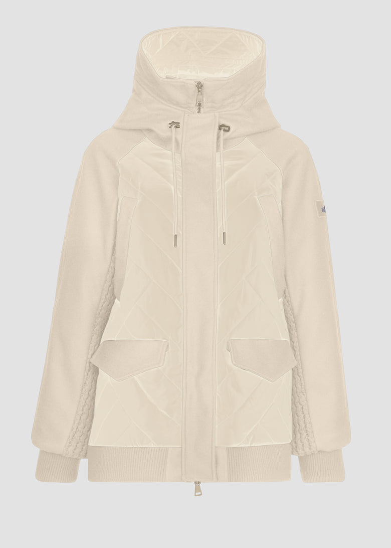 oversize hoodie padded jacket