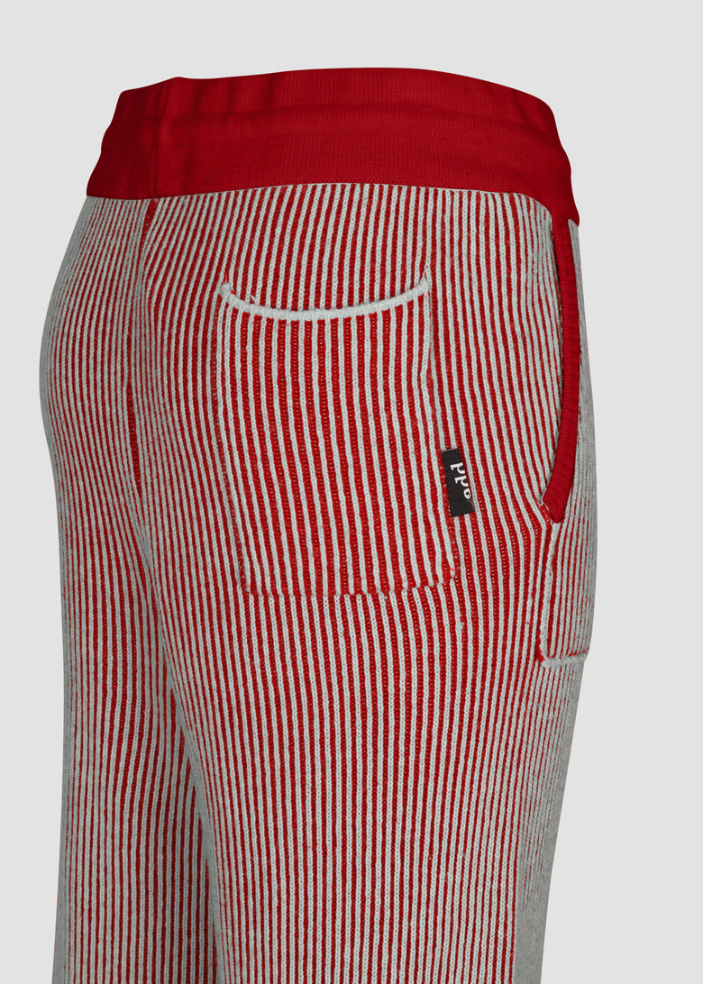 PANTALONI IN MAGLIA DOUBLE SIDE RIB