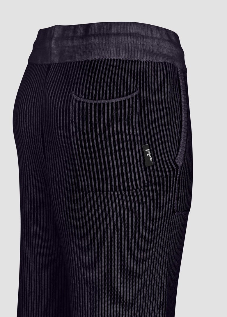 PANTALONI IN MAGLIA DOUBLE SIDE RIB