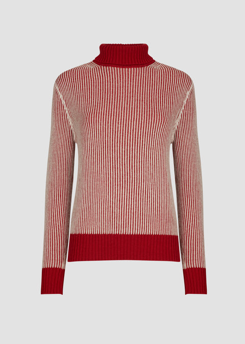 SWEATER IN DOUBLE SIDE RIB