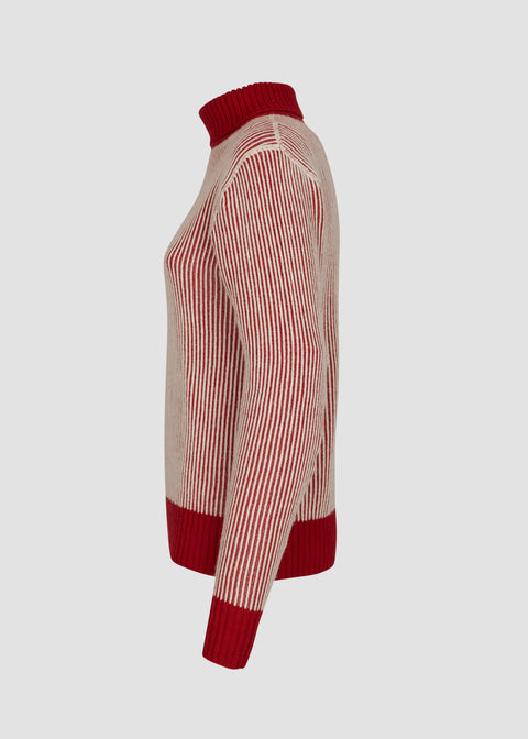 SWEATER IN DOUBLE SIDE RIB