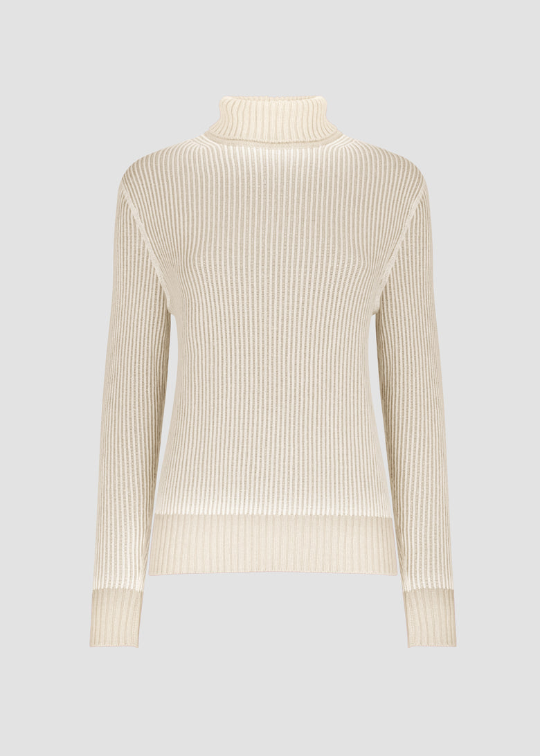 SWEATER IN DOUBLE SIDE RIB