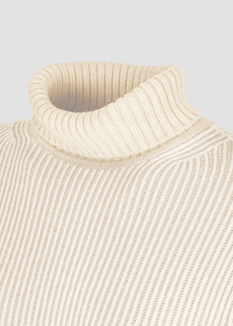 SWEATER IN DOUBLE SIDE RIB